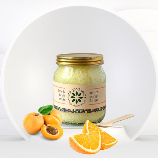 Apricot and orange sugar scrub – gentle, nourishing exfoliation