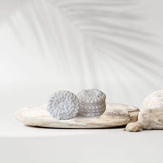 Sustainable cotton face wipes – plastic-free and washable