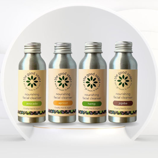 The Good Soap facial cleanser collection – nourishing oil-based cleansers
