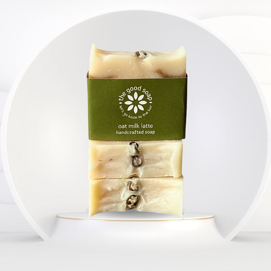 Handcrafted soap with oat milk and coffee – The Good Soap