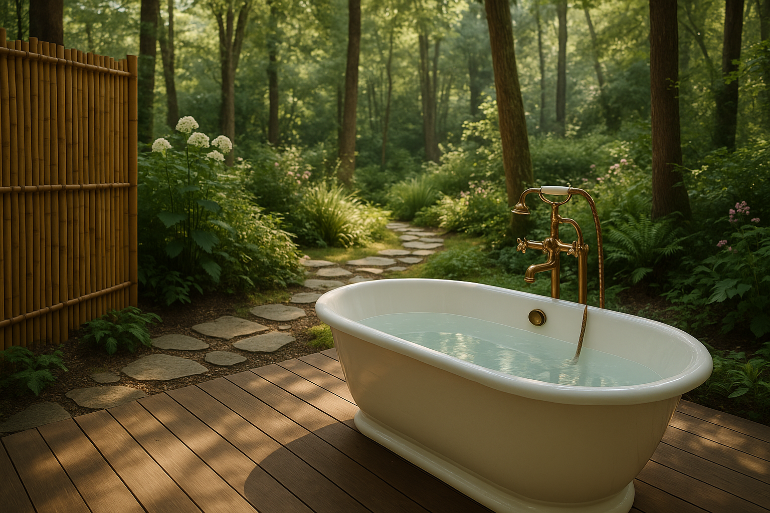 outdoor bath