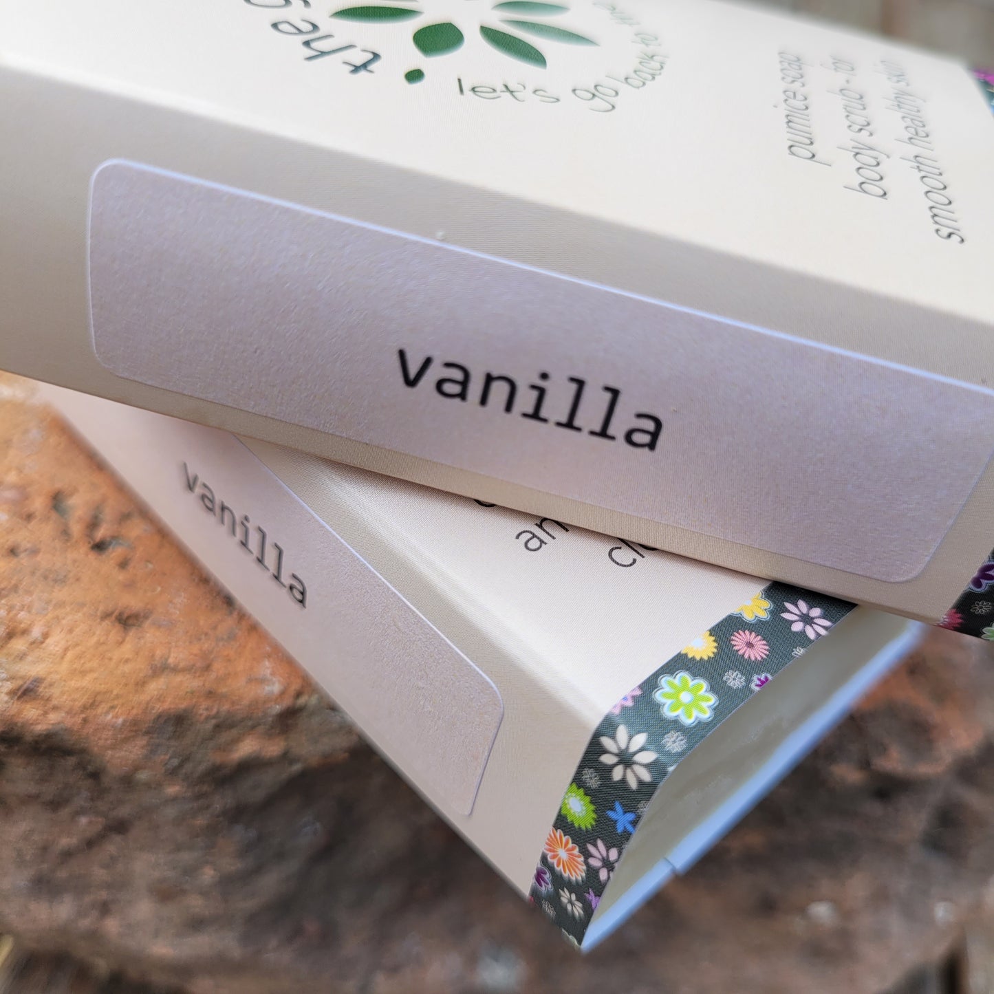 Vanilla Soap / Shampoo Bar and Pumice Soap Pair