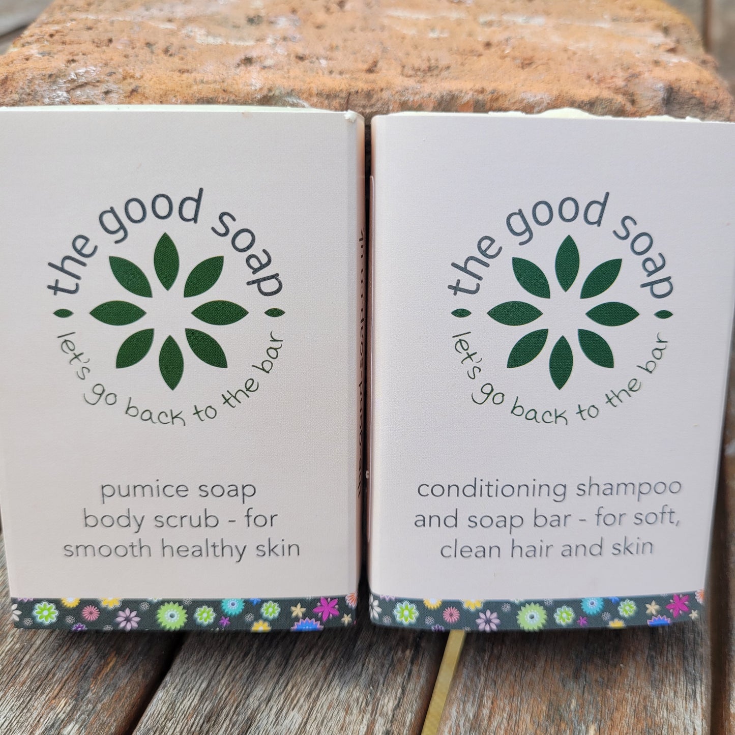 Vanilla Soap / Shampoo Bar and Pumice Soap Pair