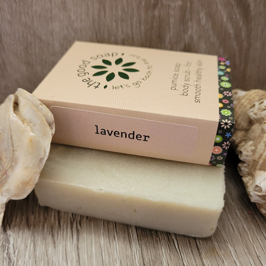 Lavender and Peppermint Pumice Soap Bars