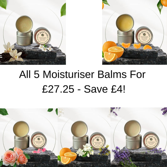 All Five Tinned Skin Balms