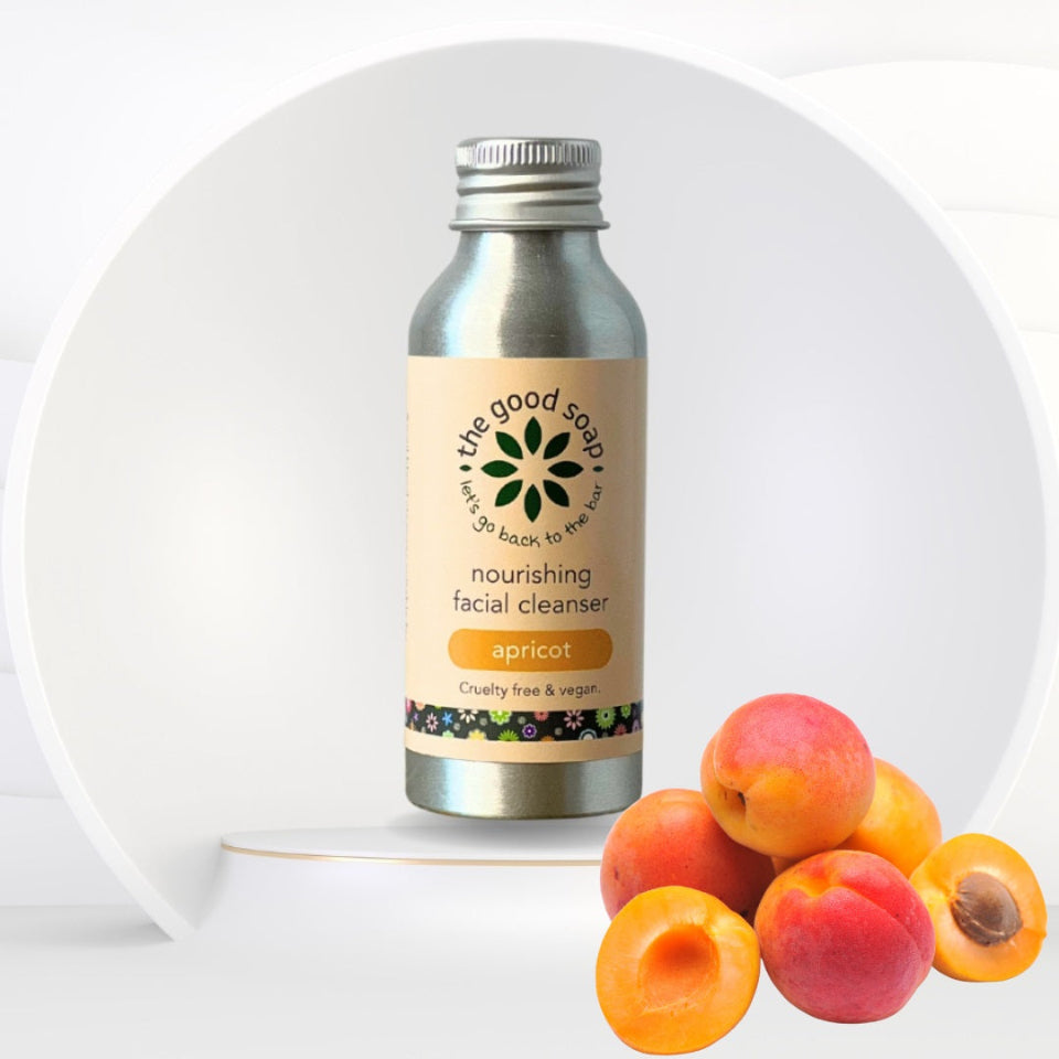 Apricot Oil Facial Cleanser | Unscented & Plastic-Free