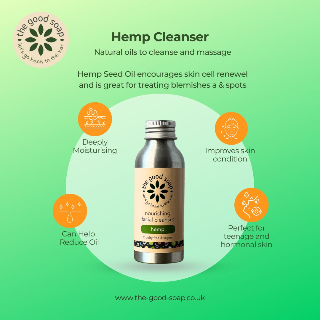 Hemp Seed Oil Cleanser Skin Benefits