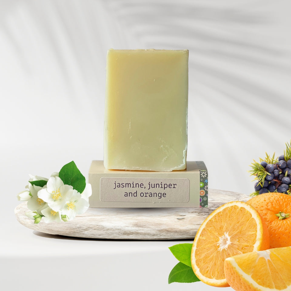 Jasmine, Juniper and Orange Soap Shampoo Bar