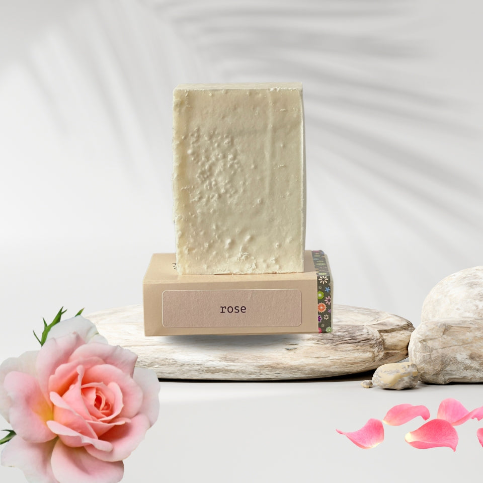 Salt Soap with Rose