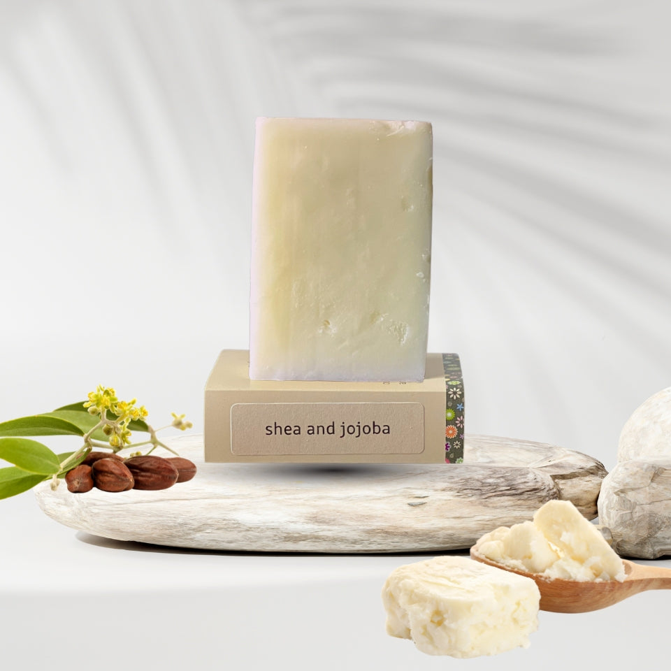 Shea and jojoba soap shampoo bar – nourishing care for dry skin and hair
