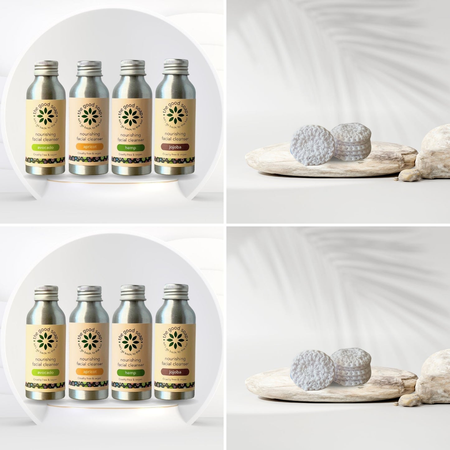 Cleanser and Crochet Disk Set