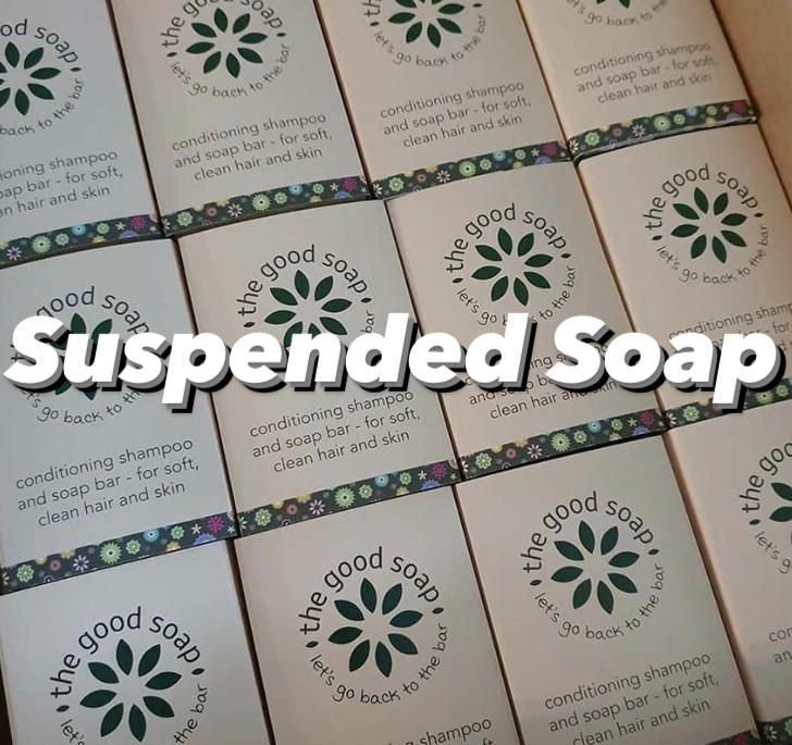 Suspended Soap / Shampoo Bar - Food Bank Donation, The Good Soap