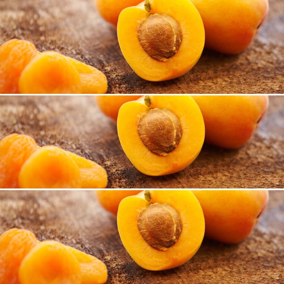 Fresh apricots, ingredients in The Good Soap natural facial cleanser