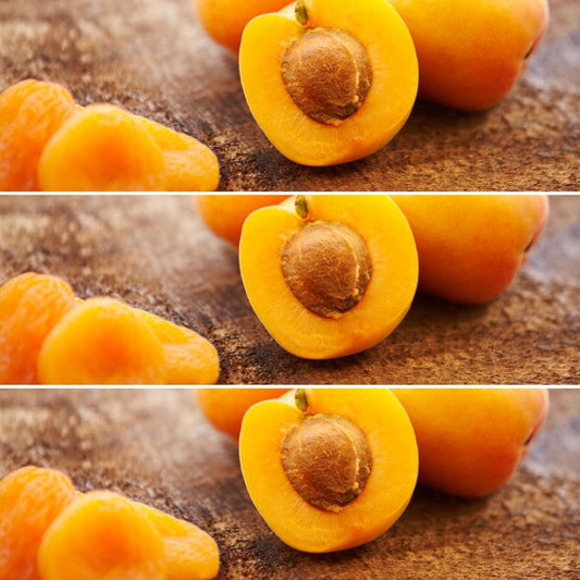 Fresh apricots, ingredients in The Good Soap natural facial cleanser